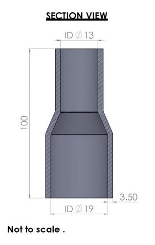 &lt;p&gt;&lt;u&gt;&lt;strong&gt;19-13mm Straight Reducer Silicone Hose&lt;/strong&gt;&lt;/u&gt;&lt;/p&gt;