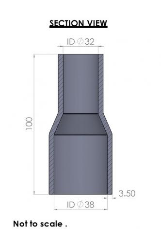&lt;li&gt;Large&nbsp;diameter: 38mm (1 1/2&quot;).&lt;/li&gt;