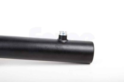 it also smooths out the airflow and has an increased diameter to maximise the volume of air being forced into the engine to aid extra performance
