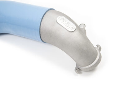 <p>The size of the inlet elbow has increased<strong> by over 170%</strong> to maximise the amount of air that can physically flow to the turbo from the inlet tract. The OEM factory alloy cast elbow is small