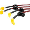 <p><a href="https://www.hosetechnik.com/" target="_blank">Hosetechnik</a>&nbsp;present&nbsp;a high-performance 4 piece brake line set for the Toyota Yaris GR 1.6 and Corolla GR. These are a direct replacement/upgrade for the OEM brake line set and require no further modifications to fit.</p>