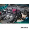 which improves throttle response as well as induction sound and aesthetics within the engine bay.Featuring huge 90mm free-flowing cotton air filters in place of the single