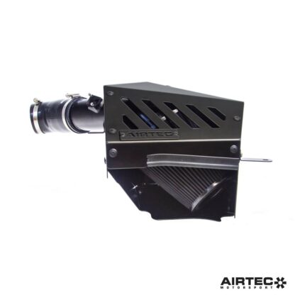 free-flowing cotton air filter housed inside a three-piece enclosure