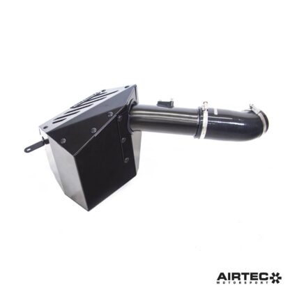 the laser cut heat shields provide a barrier from the heat of the engine and is fed cold air from the original front intake.The result is increased power
