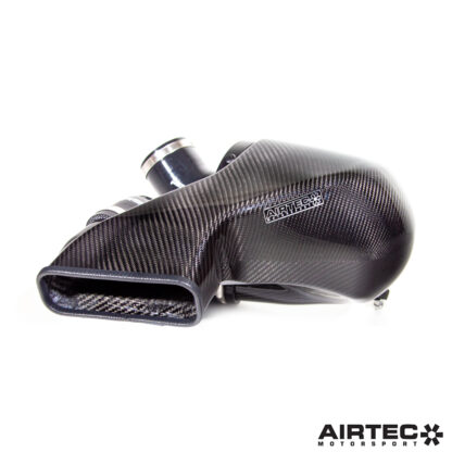 Back at last by popular demand is our revised Stage 2 Closed Air Induction System (CAIS) made from real carbon fibre. Now with a new design but the same huge benefits that still make it the best induction kit on the market for the Mk2 Focus RS. What's the difference?The top section was raised and blended to aid air flow to the huge Group A cone filter inside