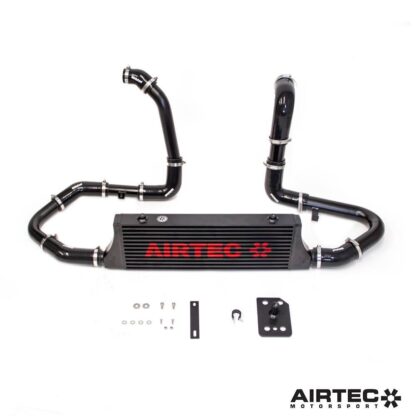 fitted with cat back exhaust and AIRTEC FMICRun 1 -  120 degrees into the intercooler and 22 degrees out of the intercoolerRun 2 - 122 degrees into the intercooler and 22 degrees out of the intercoolerRun 3 - 123 degrees into the intercooler and 22 degrees out of the intercoolerThe AIRTEC intercooler dropped the intake temperatures by 100 degrees on each run and did not suffer from heat soakWill fit the following:Any Abarth with a Garrett GTI446 Turbo – 165