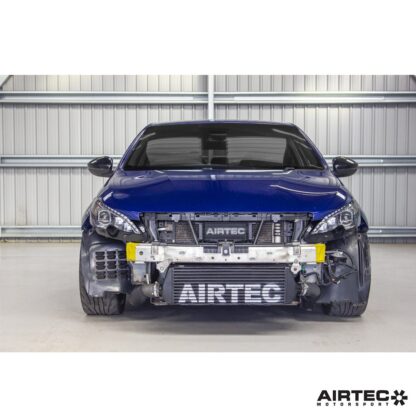 freer-flowing intercooler that is a direct replacement for the smaller and more restrictive OEM item.Our solution to increasing the intercooler’s size and performance is based upon our stepped-core design to make the the most of the limited space available behind the bumper. The new core design is significantly deeper