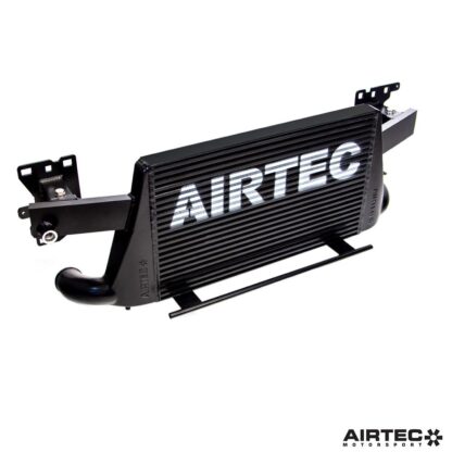 043cm²AIRTEC Motorsport intercooler:Width: 627mmHeight: 375mmDepth: 100mm to 50mm stepped coreCapacity: 17.3 litresFront area: 2