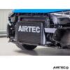 power and performance for fast road use.Our solution to increasing the intercooler’s size and performance within the confines of the limited space behind the bumper is based upon a much larger taller stepped core design. This offers a huge 108% increase in overall capacity in comparison to the original intercooler