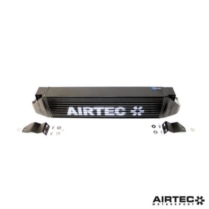 the HUGE 90mm core and smooth flowing end tanks has been tested and proven to lower intake temps.Bolts onto the bottom of the radiator cradle so there isn't major weight added onto the standard radiator mounts like other alloy intercoolers on the market.Still as easy to fit and improved high-flow design. Comes with full brackets and all fixtures and fittings included.Intercooler available in natural silver or Pro-Series satin black finish for that ultimate stealth look.Optional big boost pipe kit only available in black. Will also fit: Volvo V50 T5 & S40 T5TESTEDStandard Volvo C30 intercooler:Run 1129 degrees - Inlet Temp57 degrees - Outlet TempRun 2130 degrees - Inlet Temp59 degrees - Outlet TempAIRTEC intercooler:Run 1115 degrees - Inlet Temp20 degrees - Outlet TempRun 2122 degrees - Inlet Temp24 degrees - Outlet TempRun 3120 degrees - Inlet Temp23 degrees - Outlet TempDimensions:Width: 325mmHeight: 165mm Depth: 90mmCapacity: 4.8 litresRegistered Design Right number: 6022636AIRTEC part no: ATINTVOL1 