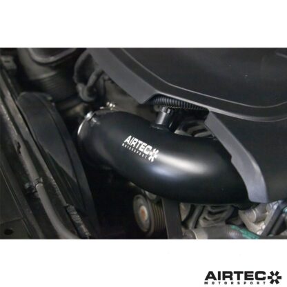 due to the thin plastic construction these pipes are known to split or fracture even at standard levels of boost and when pressure is increased with a remap they are more prone to failure.Our direct replacement pipes are made from high quality aluminium that can withstand any increase in boost pressure and also feature a larger internal diameter for improved capacity and flow.The pipework also features a 1/8 NPT meth injection port and a CNC-machined flange on one that retains the original O-ring and spring clip