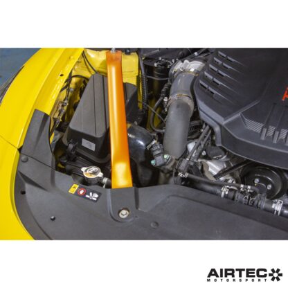 heightened induction noise and a more pleasing look to the engine bay.Available in black only and complete with jubilee clips