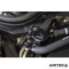 suitable for track or fast road use.Oil catch cans are vital preventative additions to ensure the performance and efficiency of Direct Injection engines doesn’t deteriorate over time.AIRTEC Motorsport’s solution to developing a catch can kit specifically for the Mini F56 JCW & Cooper S (pre-LCI) model utilises the available space to integrate seamlessly within the engine bay. It features a high-quality billet alloy bracket