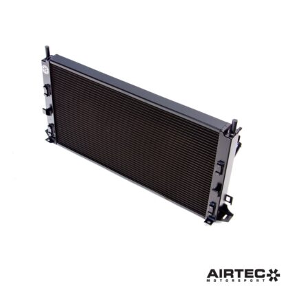 this is where are AIRTEC alloy radiator comes into play.We opted for a huge 40mm core normally found on our Cosworth radiators it was perfect! but due to its size we needed to make the fitting more adjustable. We opted for adjustable billet lower locating pegs