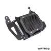 air then exits via the inner arch liner (requires cutting). A pre-cut mesh shield is supplied for both the front and rear to protect the radiator from road debris damage.The turbo cooler is plumbed directly into the cooling circuit that flows coolant to the turbo