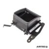 oil temperatures reached 123 degrees. We needed to address the car's entire cooling system if we were going continue to modify and track our Yaris.The solutionDeveloped in-house at AIRTEC HQ in the UK we designed a series of new products to address the cooling issues when pushed to the limit. This additional radiator fits neatly behind the fog light (requires removal) and utilises laser-cut aluminium ducting to force cold air through the radiator. To create a flow path and further improve cooling