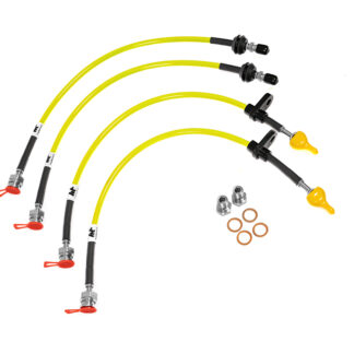 <p>Hosetechnik are proud to release a high-performance 4 piece brake line set for the BMW i8 Hybrid sports car. These are a direct replacement/upgrade for the OEM brake line set and require no further modifications to fit.</p>