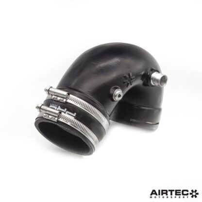 which is hugely beneficial on standard cars and essential on tuned examples. Finished in powder coated black with a cast AIRTEC Motorsport logo