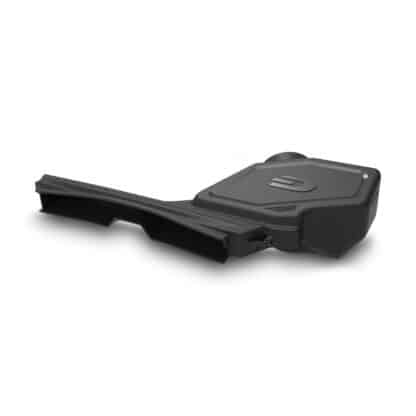 we recommend removing the upper radiator shroud located behind the front bumper and opening up the passenger side slam panel air feed. 