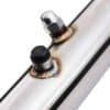 Built in flexi joint helps reduce exhaust strain
