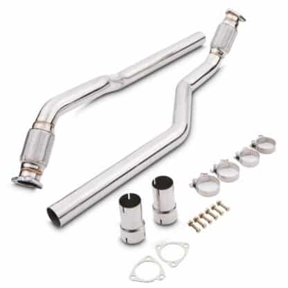 Built in flexi joints to reduce strain on your exhaust