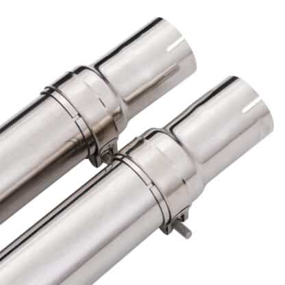 Supplied with clamps and gaskets for a straight forward fit