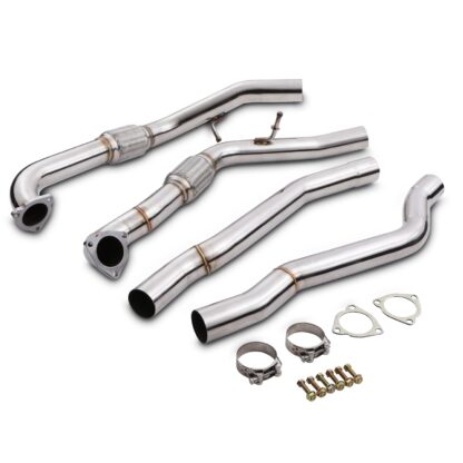 Directly replaces the OEM catalytic converters for ease of fitment