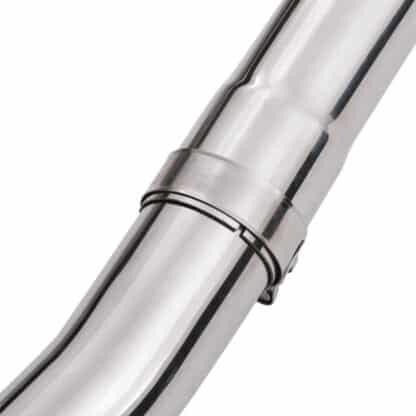 Directly replaces the OEM catalytic converters for ease of fitment