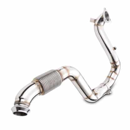 Built in flexi joint helps reduce exhaust strain