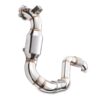 Gravity Performance sports cats are made to completely replace the stock catalytic converter reducing any restrictions. Our Performance sports cats improve throttle response and allow for improved exhaust flow