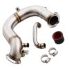 This Stainless Steel Downpipe DPF Delete and Decat is a straight replacement to remove the factory Diesel Particulate Filter (DPF) on the 1.6 / 2.0 TDI VW Golf MK7 Platform Vehicles. Gravity Performance DPF Deletes instantly increase power by allowing exhaust gasses to exit the vehicle quicker.