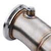 Built in flexi joint helps reduce exhaust strain