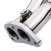 Designed to maximise the exhaust gasflow and allows the 1.8L engine to breathe easier