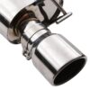 2 x 2.75″ bore throughout with beautifully polished 4″ tailpipes