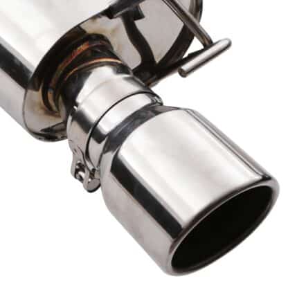 2 x 2.75″ bore throughout with beautifully polished 4″ tailpipes