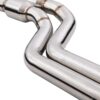 2 x 2.75' bore throughout with beautifully polished 4' tailpipes