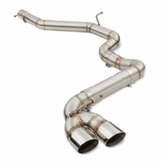 Gravity Performance exhaust systems are designed in house to fit OEM mounting points for perfect fitment. Our Gravity Performance exhausts enhance the sound of your car with a captivating exhaust note while also increasing performance.