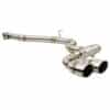 Gravity Performance exhaust systems are designed in house to fit OEM mounting points for perfect fitment. Our Gravity Performance exhausts enhance the sound of your car with a captivating exhaust note while also increasing performance.
