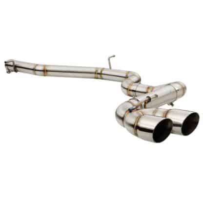 Gravity Performance exhaust systems are designed in house to fit OEM mounting points for perfect fitment. Our Gravity Performance exhausts enhance the sound of your car with a captivating exhaust note while also increasing performance.