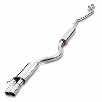 Twin 3″ Tailpipes designed to fit the BMW’s rear valance