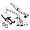 Gravity Performance Exhaust Systems are designed in house to fit OEM mounting points for perfect fitment to your vehicle. Our Gravity Performance Exhausts greatly enhances the sound with a captivating exhaust note while also increasing performance.