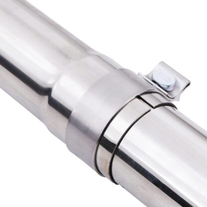 Twin 3' Tailpipes designed to fit the BMW's rear valance