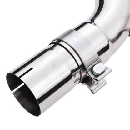 4″ Polished tailpipes deigned to fit the OEM rear valance