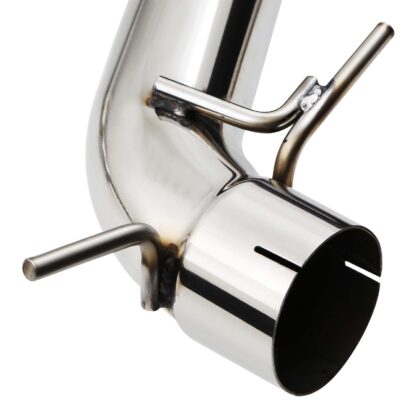 3' Polished tailpipes designed to fit the OEM rear valance