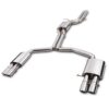 2.5″ bore throughout with quad 3 inch tips
