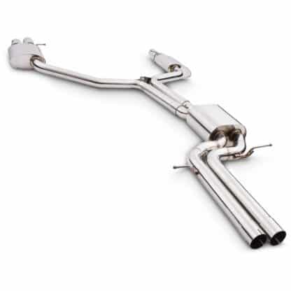 2.5Ã¢Â€Â³ bore throughout with quad 3 inch tips