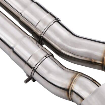 Manufactured from mandrel bent T304 grade stainless steel and CNC machined Flanges with full TIG welding for strength and durability