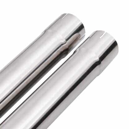 Designed to be a direct replacement replacement for the OEM system from the catalytic converters back