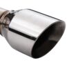 4″ Polished tailpipe to fit the OEM rear valance