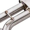Free flowing cat back system